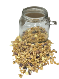 Homemade Granola with White Chokolate