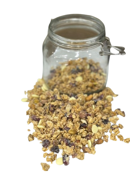 Homemade Granola with White Chokolate