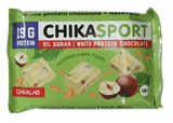 CHIKALAB Chika Sport White Protein Chocolate with hazelnuts and corn flakes 100g