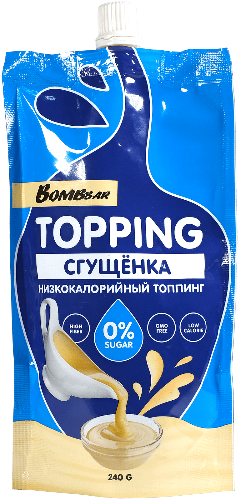 Bombbar Topping Condensed Milk Low Calories