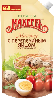 Mayonnaise with quail egg "Maheev"