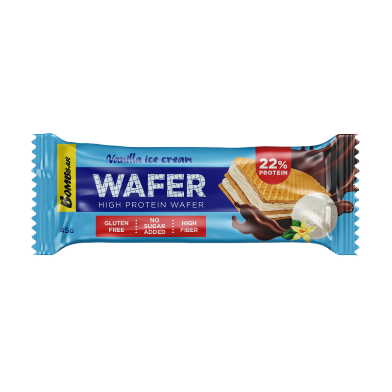 Bombbar Wafer Vanilla Ice Cream in Chocolate