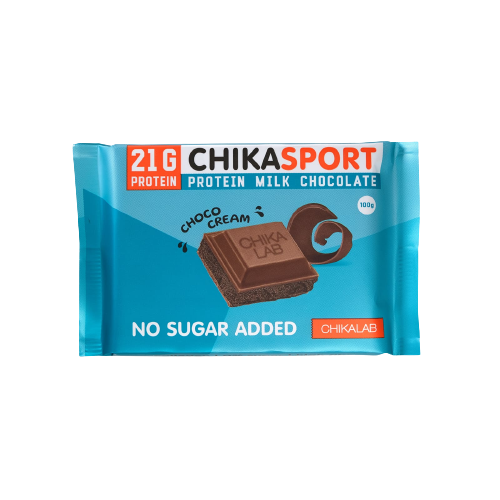 CHIKALAB Chika Sport Milk Protein Chocolate with chocolate filling