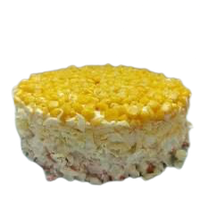 Cake "Crab Salad"