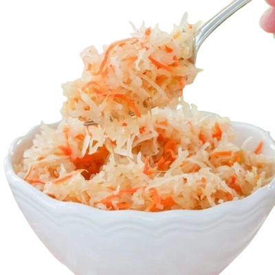 Homemade sauerkraut white cabbage
