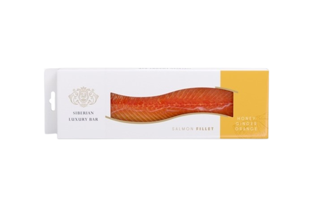 Cold Smoked King SalmoN with Orange, Honey, Ginger 350-500 g