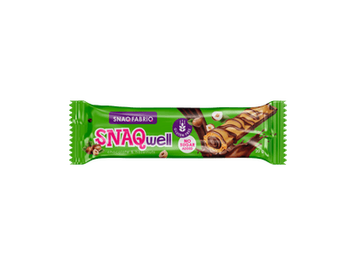 SNAQ FABRIQ Chocolate hazelnuts bars (waffles) without sugar Snaq well