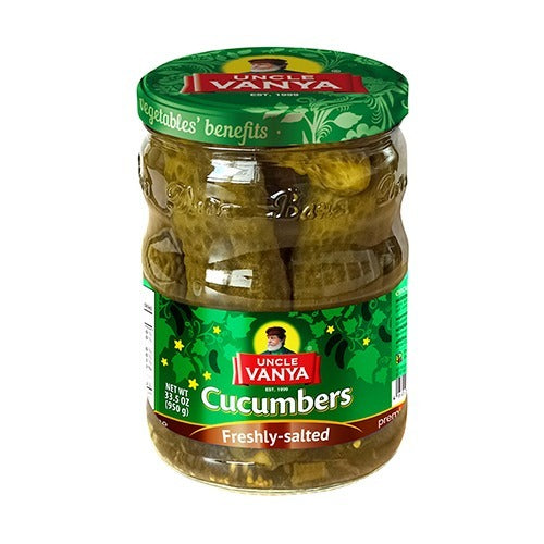 Freshly salted cucumbers Uncle Vanya 950g