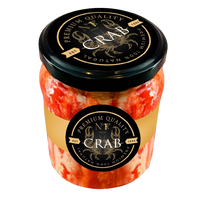 Red King Crab Cooked Merus Meat Jar