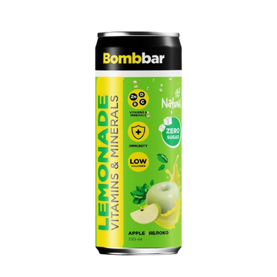 Bombbar Apple Low Calories Vitamins & Minerals Drink