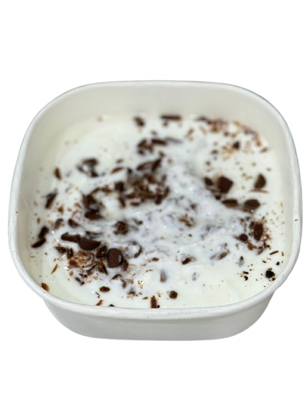 Homemade Greek Yogurt  with Milk Chokolate Pieces