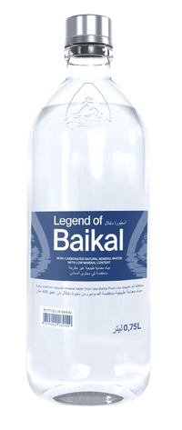 Bottled natural mineral water "Legend of Baikal" NON- CARBONATED 750ml