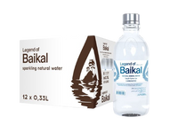 Bottled natural mineral water "Legend of Baikal" CARBONATED 12x330ml