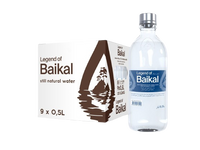 Bottled natural mineral water "Legend of Baikal" NON- CARBONATED 9x500ml