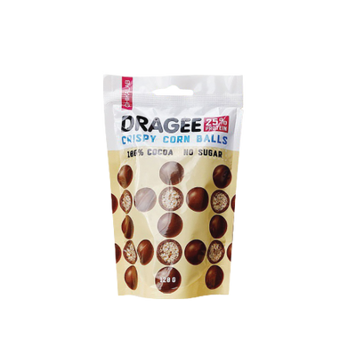 CHIKALAB Dragee Crispy Corn balls milk chocolate