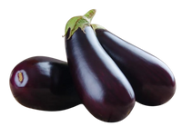 Organic eggplant