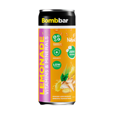 Bombbar Ginger&Lemongrass Low Calories Vitamins & Minerals Drink