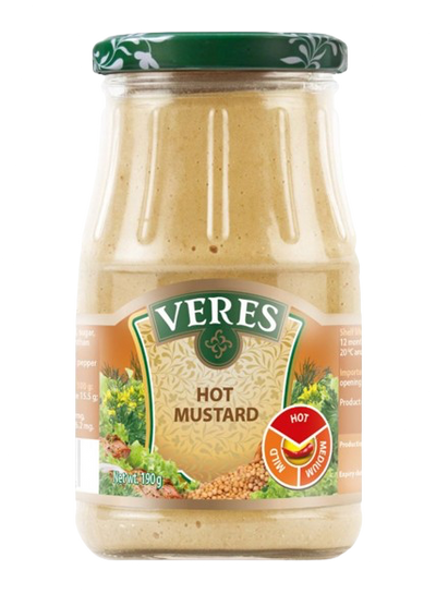 Veres Hot Mustard Jar