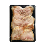 Cold smoked Sturgeon fillet (sliced). 300g