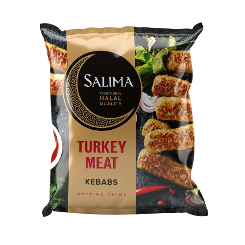 Salima Turkey Kebabs Retail Pack Frozen 340G