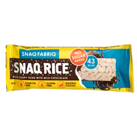 Snaq Rice Crispy Thins with Milk Chocolate