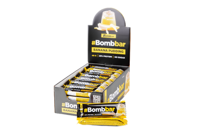 BOMBBAR Glazed bar Banana pudding 12 pcs