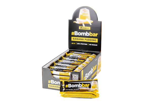 BOMBBAR Glazed bar Banana pudding 12 pcs