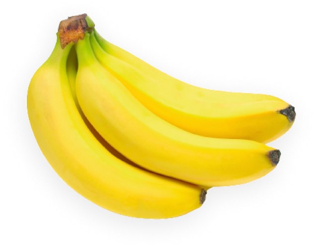 Bananas  (3-4 pcs)