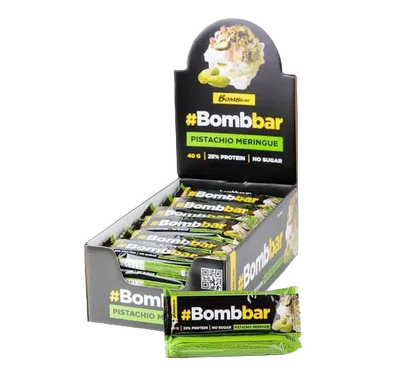 BOMBBAR Glazed bar Pistachio Meringue 12 pcs