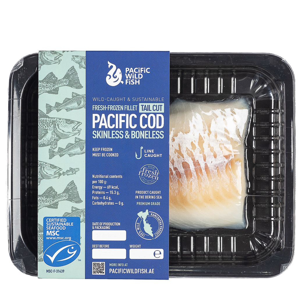 COD PACIFIC SKINLESS TAIL CUT 130-150g