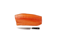 Cold-smoked king salmon