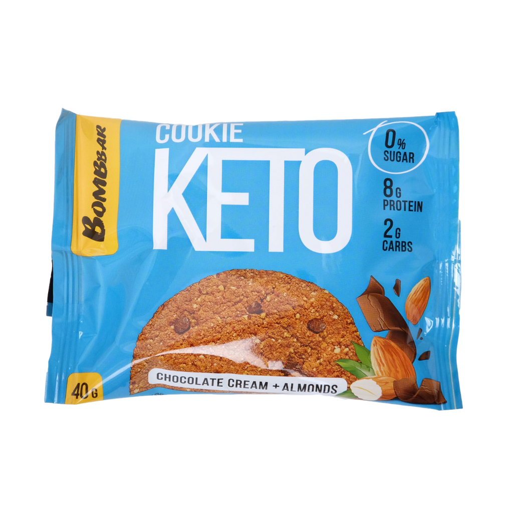 BOMBBAR Keto cookie CHOCOLATE CREAM AND ALMOND 40g