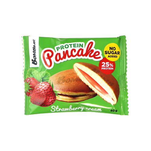 BOMBBAR Pancake with filling Strawberry Cream 40g