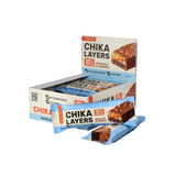 CHIKALAB Chocolate covered protein bar with filling Hazelnut With Caramel 60g x 12