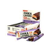CHIKALAB Chocolate covered protein bar with filling Crispy Cookies With Double Chocolate 60g x 12