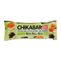 CHIKALAB Chocolate covered protein bar with filling  Salted Caramel With Peanuts