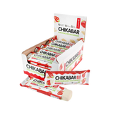 CHIKALAB Chocolate covered protein bar with filling STRAWBERRY WITH CREAM 60g x12