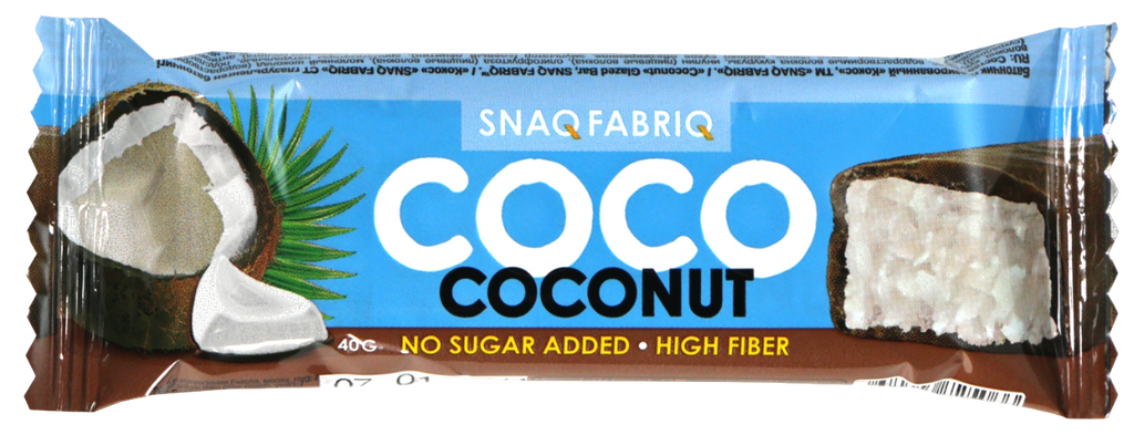 SNAQ FABRIQ Glazed bar  Coconut 40g