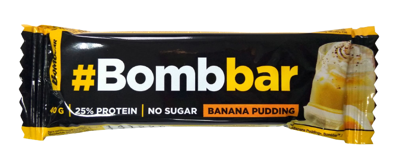 BOMBBAR Glazed bar Banana pudding 40 g