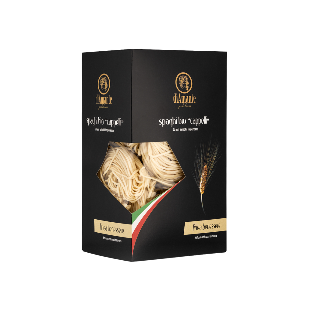 Spaghi Bio “Cappelli” wheat semolina pasta 350g