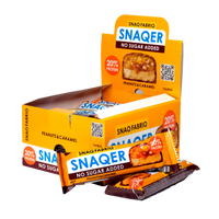 SNAQ FABRIQ Glazed bar Peanut with Caramel 12pcs